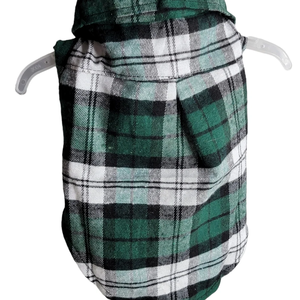 ``P25761 - Dog Plaid Flannel Shirt